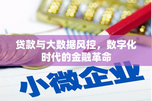 湖内贷款与大数据风控，数字化时代的金融革命