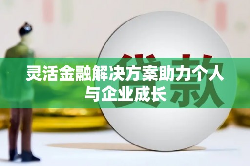 湖内灵活金融解决方案助力个人与企业成长