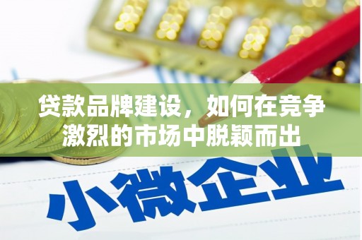 湖内贷款品牌建设，如何在竞争激烈的市场中脱颖而出