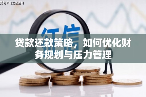 湖内贷款还款策略，如何优化财务规划与压力管理