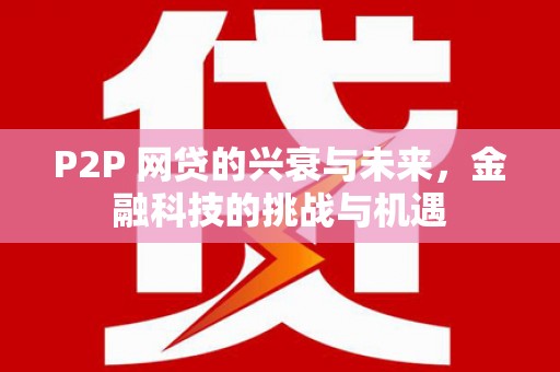 湖内P2P 网贷的兴衰与未来，金融科技的挑战与机遇