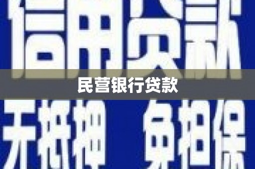 湖内民营银行贷款