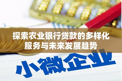湖内探索农业银行贷款的多样化服务与未来发展趋势