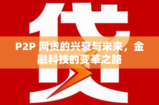 湖内P2P 网贷的兴衰与未来，金融科技的变革之路