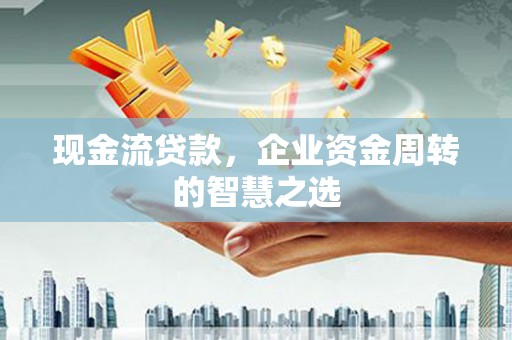 湖内现金流贷款，企业资金周转的智慧之选
