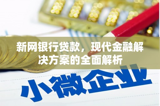 湖内新网银行贷款，现代金融解决方案的全面解析