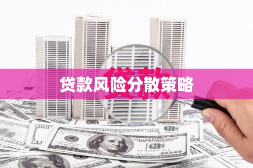 湖内贷款风险分散策略