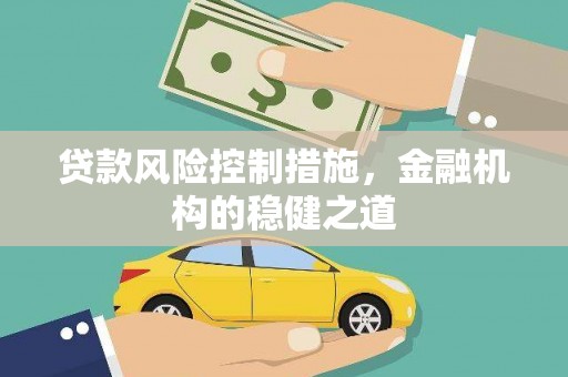 湖内贷款风险控制措施，金融机构的稳健之道
