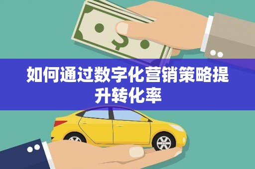 湖内如何通过数字化营销策略提升转化率