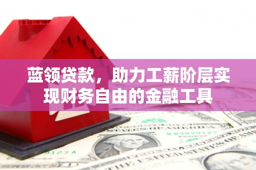 湖内蓝领贷款，助力工薪阶层实现财务自由的金融工具