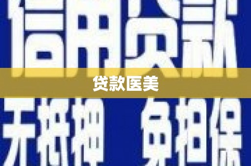 湖内贷款医美
