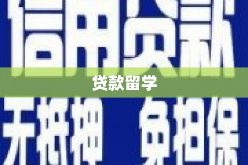 湖内贷款留学