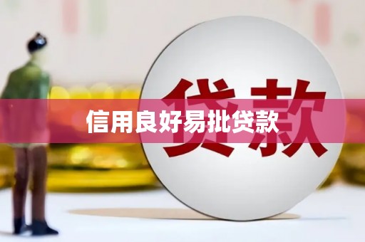 湖内信用良好易批贷款