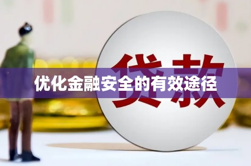 湖内优化金融安全的有效途径