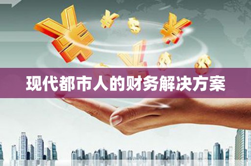 湖内现代都市人的财务解决方案
