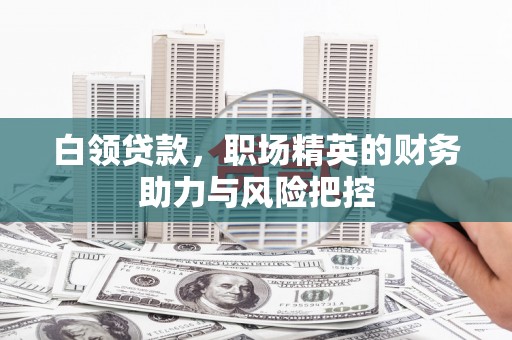 湖内白领贷款，职场精英的财务助力与风险把控